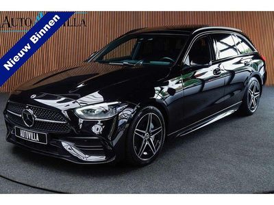 Zwart (metallic) Occasion 2025 Mercedes C180 AMG line Stationwagen | € 49.950 (Iets duurder)