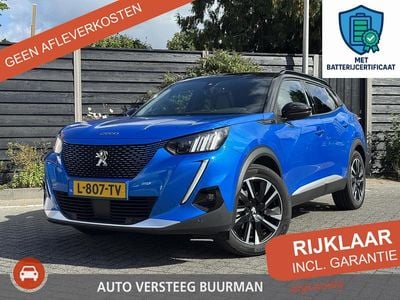 Blauw Gebruikt 2021 Peugeot e-2008 GT SUV | € 17.950 (Eerlijke prijs)