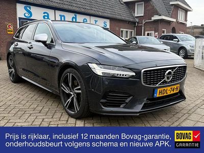 Grijs, metallic lak Gebruikt 2018 Volvo V90 R-Design Stationwagen | € 29.950