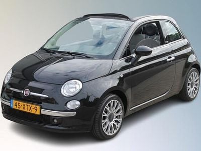 Zwart Gebruikt 2012 Fiat 500C Lounge Cabriolet | € 7.999 (Eerlijke prijs)
