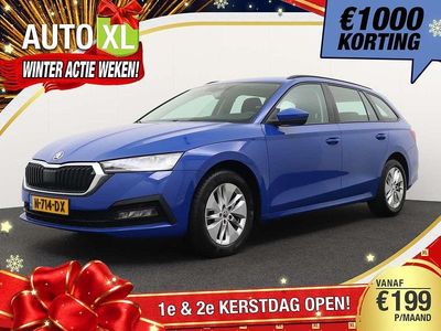 Blauw Occasion 2021 Skoda Octavia Business Line Stationwagen | € 17.940 (Eerlijke prijs)