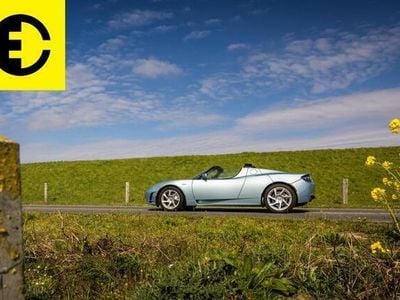 Blauw, metallic lak Gebruikt 2010 Tesla Roadster Cabriolet | € 99.950