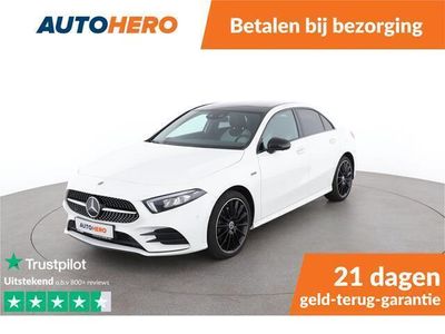 tweedehands Mercedes A250 e AMG Line 218PK | MV86996 | Dealer Onderhouden | Navi | Apple/Android | LED | Leder | Cruise | Achteruitrijcamera | Climate | Lichtmetaal |