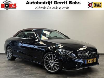 Zwart Occasion 2017 Mercedes C200 Prestige Cabriolet | € 27.950 (Eerlijke prijs)