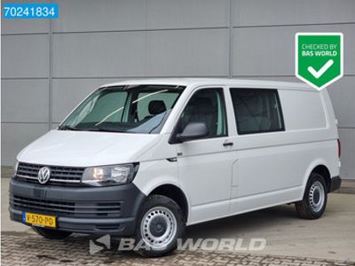 tweedehands VW Transporter 2.0 TDI L2H1 Dubbel Cabine Euro6 5 persoons Navi Airco Cruise Trekhaak Doka Mixto 4m3 Airco Dubbel cabine Trekhaak Cruise control