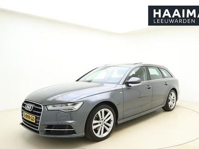 Grijs Occasion 2017 Audi A6 S-Line Stationwagen | € 22.450 (Super prijs)