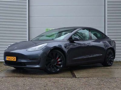 tweedehands Tesla Model 3 Performance 75 kWh Warmtepomp, AutoPilot, incl. BT