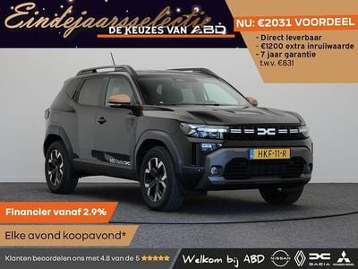 Zwart Nieuw 2025 Dacia Duster Extreme SUV | € 33.275 (Eerlijke prijs)