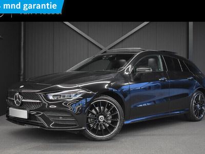 tweedehands Mercedes CLA250e Shooting Brake AMG Line | Panaroma-schuifdak | Stoelverwarming | Headup-Display | 360Graden-Camera |