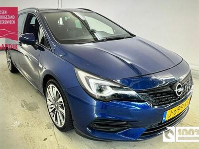 tweedehands Opel Astra Sports Tourer BWJ 2020 / 1.2 111PK Launch Edition / Leder/alcantara / BOSE sound / Full LED / Clima / Carplay / Trekhaak / Navi / Cruise /