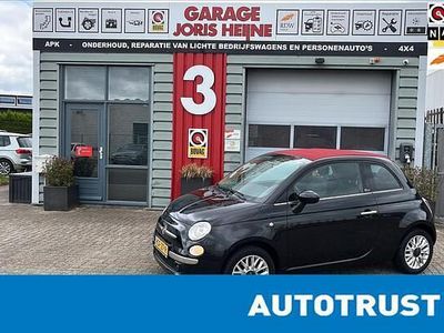 Zwart Occasion 2015 Fiat 500C Lounge Cabriolet | € 7.750 (Eerlijke prijs)