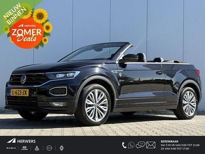 Zwart Gebruikt 2021 VW T-Roc Cabriolet R-line Cabriolet | € 28.985 (Goede deal)