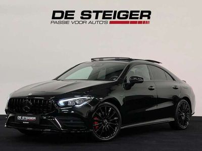 tweedehands Mercedes CLA250e AMG Blackpack Pano Burmester Distronic Sfeer