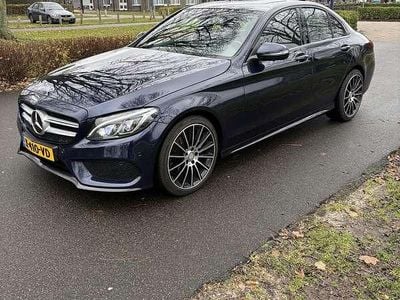Blauw Occasion 2017 Mercedes C200 Business Sedan | € 17.500