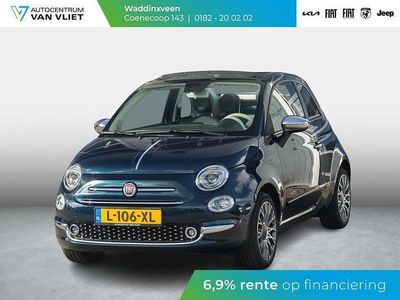 Blauw, metallic lak Occasion 2021 Fiat 500C Comfort Cabriolet | € 14.990 (Eerlijke prijs)