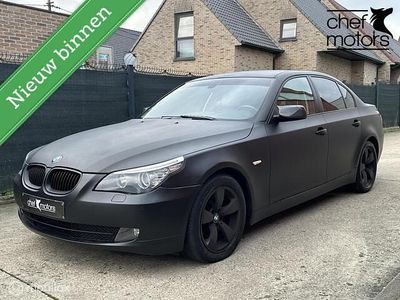 Zwart Gebruikt 2008 BMW 520 Comfort Edition Sedan | € 7.950 (Duur)