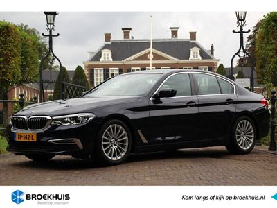 tweedehands BMW 520 5-SERIE i Corporate Lease High Executive | NL-Auto! | Leder | Imperial Blue Pearl | Prachtige Staat!