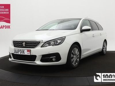 tweedehands Peugeot 308 SW BWJ 2020 / 131 PK 1.2i Lease Premium automaat / Clima / Pano dak / Navi / Cruise / Carplay / Camera achter / PDC / Privacy glass /