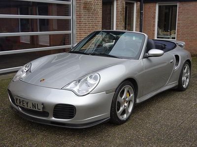 Grijs (metallic) Occasion 2004 Porsche 911 Turbo S Cabriolet Cabriolet | € 69.950