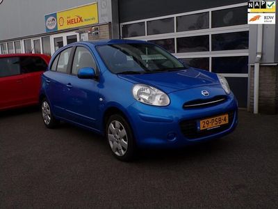 Blauw (metallic) Occasion 2011 Nissan Micra Acenta Hatchback | € 3.250 (Eerlijke prijs)