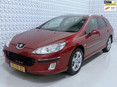 Rood (metallic) Gebruikt 2005 Peugeot 407 Stationwagen | € 1.999 (Iets duurder)