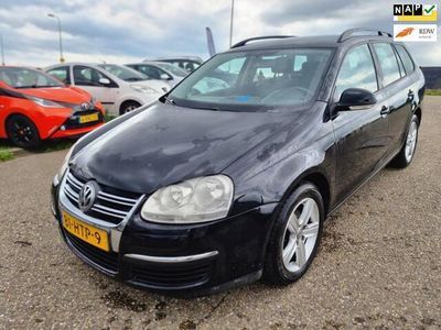 tweedehands VW Golf VI Variant 1.6 Trendline/RIJD REM SCHAKEEL ZEER GOED/NAP/APK27-6-2024/AIRCO IJS/TREKHAAK/INRUIL MOG !!!