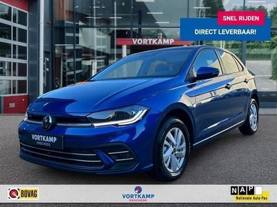 tweedehands VW Polo NIEUWE AUTO!! 1.0 TSI STYLE LED/ACC/STOELVERW/CARPLAY/PDC