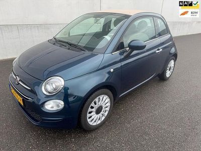 Blauw (metallic) Occasion 2018 Fiat 500C Mirror Cabriolet | € 10.950 (Eerlijke prijs)