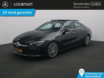 Occasion Mercedes CLA180 Business 136 PK (100 kW) 2021 Donker kosmoszwart metaalkleur metallic Sedan