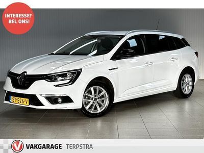 tweedehands Renault Mégane IV Estate 1.5 dCi Eco2 Limited/ LED Dagrijverl./ 16''LMV/ Chroom/ DAB+/ Apple+Android/ Isofix/ Keyless Entry/ Cruise/ Navi/ Clima/ Bluetooth/ Dakrails/ 6-bak/ USB&AUX/ PDC V+A.