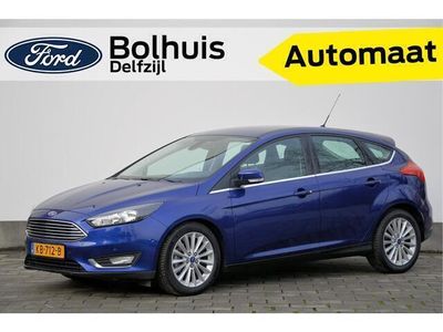 tweedehands Ford Focus 1.5 EcoBoost 150 pk Titanium | AUTOMAAT | Navi | Cruise | 17" | Voorruitverw. | 1e eig. | 100% dealer onderh.