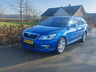 Blauw Occasion 2010 Skoda Octavia vRS Stationwagen | € 5.950 (Goede deal)