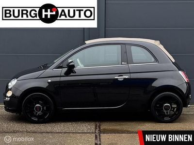 Zwart Occasion 2014 Fiat 500C Cabriolet | € 6.950 (Eerlijke prijs)