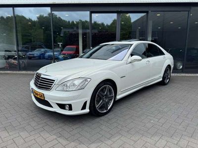 Wit, metallic lak Occasion 2008 Mercedes S63 AMG AMG Sedan | € 37.500