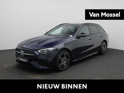 Occasion Mercedes C300 AMG line 313 PK (230 kW) 2022 Blauw Stationwagen