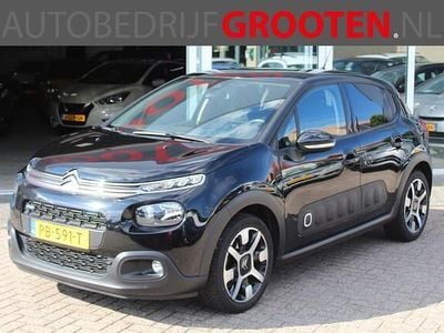 Zwart Gebruikt 2017 Citroën C3 PureTech Hatchback | € 7.488 (Eerlijke prijs)