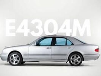 Zilverbrillantsilbermetallic Gebruikt 2001 Mercedes E430 Sedan | € 14.890
