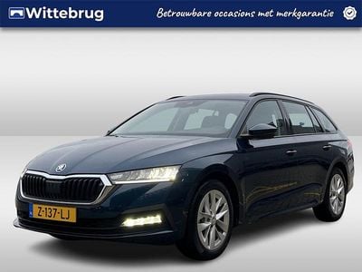 Occasion Skoda Octavia Business Line 111 PK (81 kW) 2024 Blauw Stationwagen