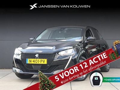 Zwart Gebruikt 2021 Peugeot e-208 Allure Hatchback | € 13.895 (Goede deal)