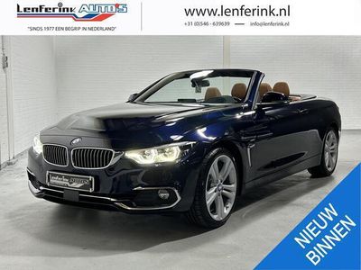 tweedehands BMW 430 4-serie Cabrio i X-Drive Luxury Facelift Leder Beige, HUD Adapt.