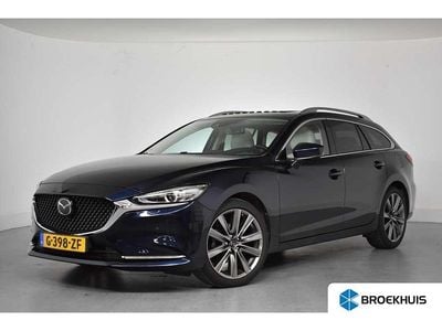 Blauw Occasion 2019 Mazda 6 Luxury Stationwagen | € 27.900 (Iets duurder)
