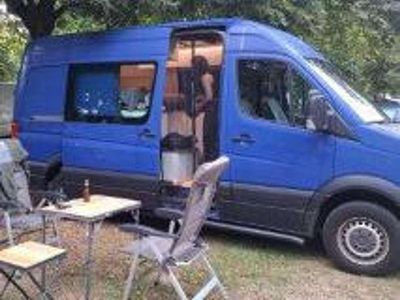 Blauw Occasion 2015 VW Crafter Van | € 19.500