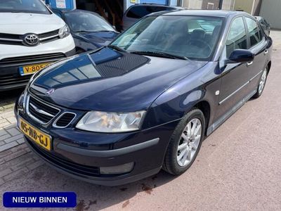 tweedehands Saab 9-3 Sport Sedan 1.8t Linear met LEER en 214.104km NAP + Boekjes Originele auto voor de liefhebber.