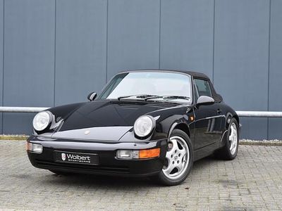 Occasion Porsche 911 Carrera 252 PK (185 kW) 1993 Zwart Cabriolet