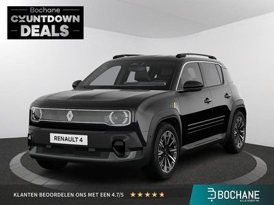 Nieuw Renault R4 Iconic 110 kW (150 PK) 2025 Noir étoilé (zwart mica) SUV