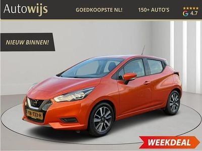 Oranje Occasion 2018 Nissan Micra Acenta Hatchback | € 7.875 (Eerlijke prijs)
