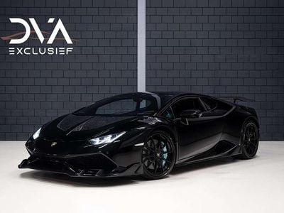 Occasion Lamborghini Huracán 612 PK (450 kW) 2015 Zwart, metallic lak Coupé
