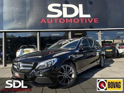 tweedehands Mercedes 180 C-KLASSE EstateBusiness Solution // HALF LEDER // DODEHOEK // PARKEERSENSOREN // NAVI