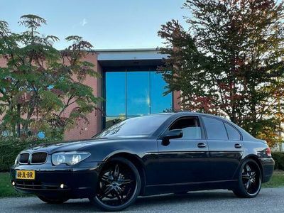 Zwart Gebruikt 2002 BMW 735 Sport Line Sedan | € 8.950