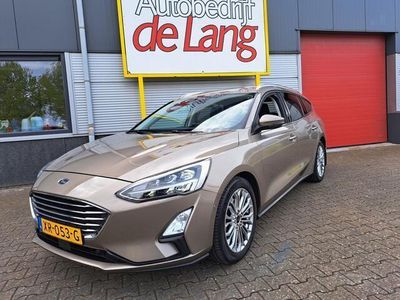 tweedehands Ford Focus Wagon 1.0 EcoBoost Titanium Business zeer luxe uitv. led verl.trekhaak a.r camera lm velgen weinig km!